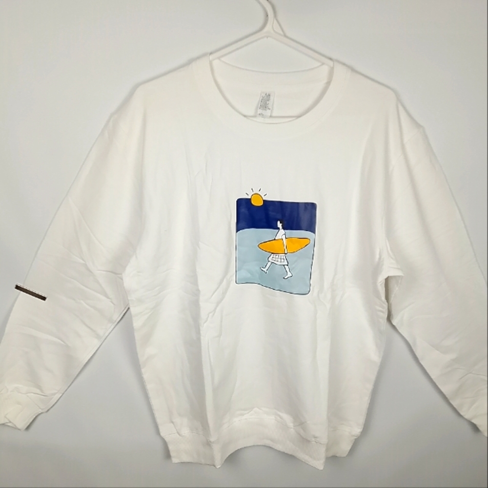 Brand New white sweatshirt 4XL 100% cotton